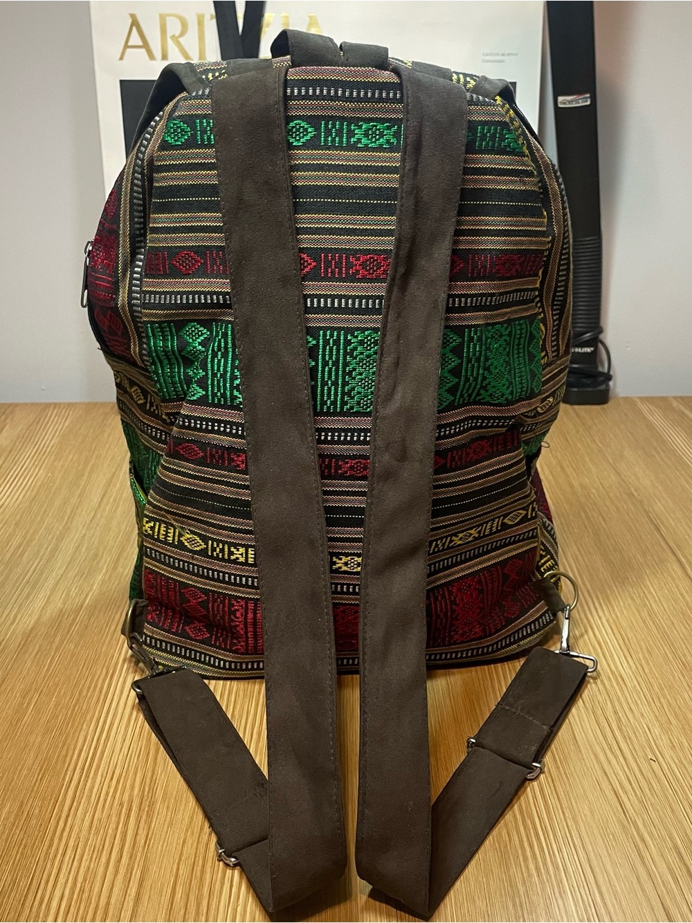 Dr. Martens Vintage Tapestry Boho Backpack - Canvas & Suede Trim - Picture 4 of 10